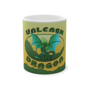 Green Dragon Magic Mug, 11oz