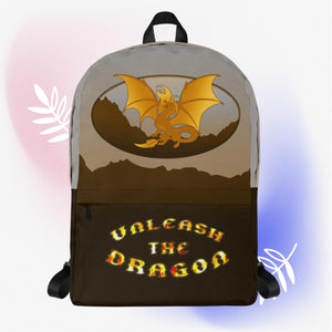 Orange Dragon Backpack