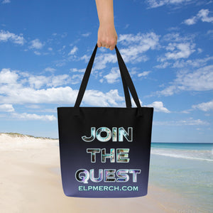 JOIN THE QUEST Large Tote Bag