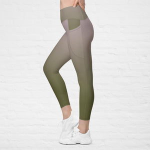 Green Gradient Leggings