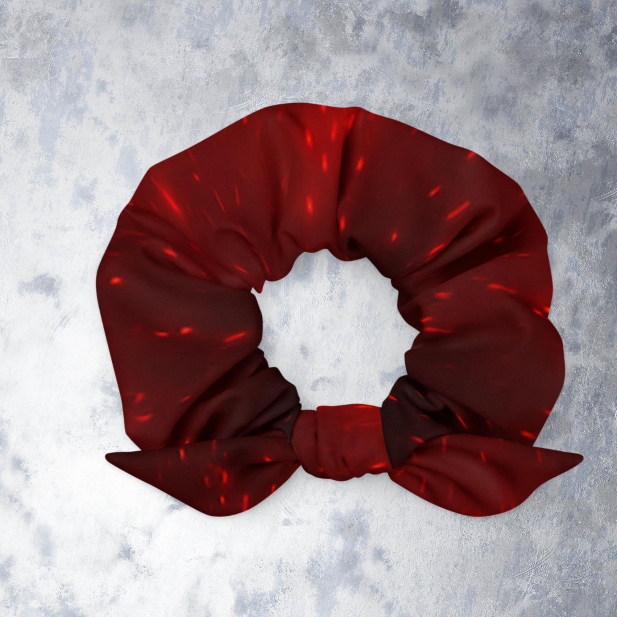 Red Recycled Scrunchie