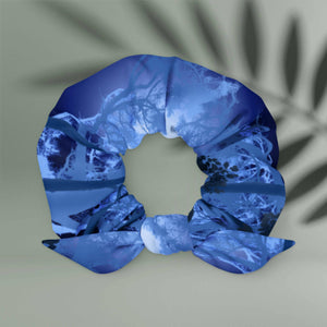 Blue Forest Scrunchie