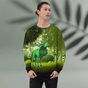 Green Stag Unisex Sweatshirt