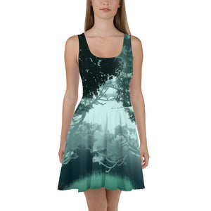 Green Forest Short Dress