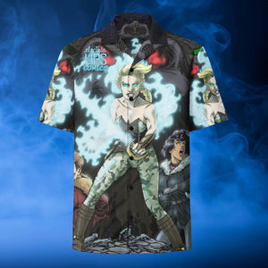 LAND OF FIRE AND ICE Hawaiian shirt