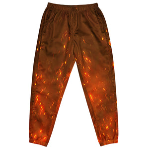 Orange flames Phoenix Unisex track pants