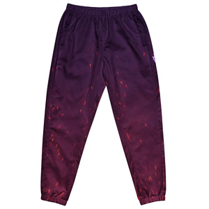 Purple flames Phoenix Unisex track pants
