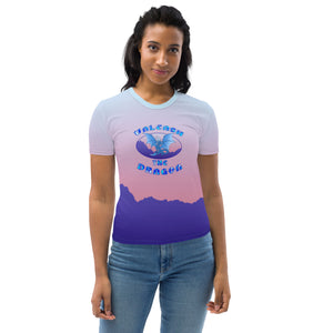 Sunset Blue Dragon Women's T-shirt