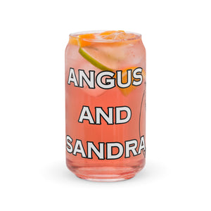 ANGUS and SANDRA Can - shaped glass - ElectricLips