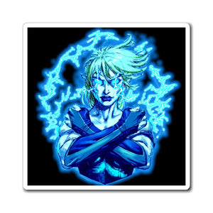 ARISTAR glows blue magnet - ElectricLipsPaper products