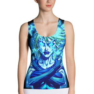 ARISTAR in Blue Woman's tank - ElectricLips