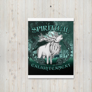White Stag Poster with hangers