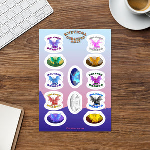 Dragons Bundle Two Sticker sheet