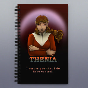 Thenia In Control Spiral notebook