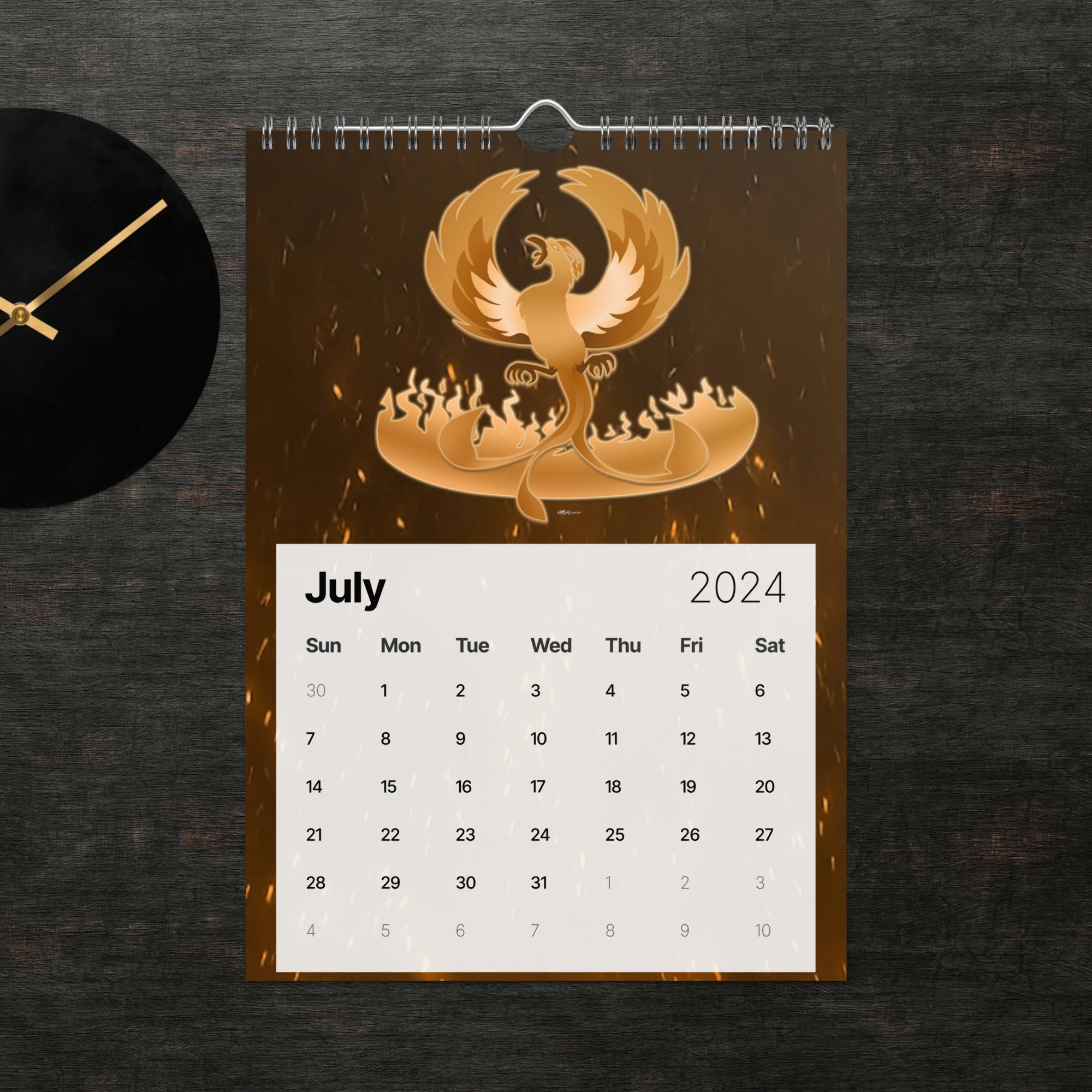 Phoenix Wall calendar (2024)