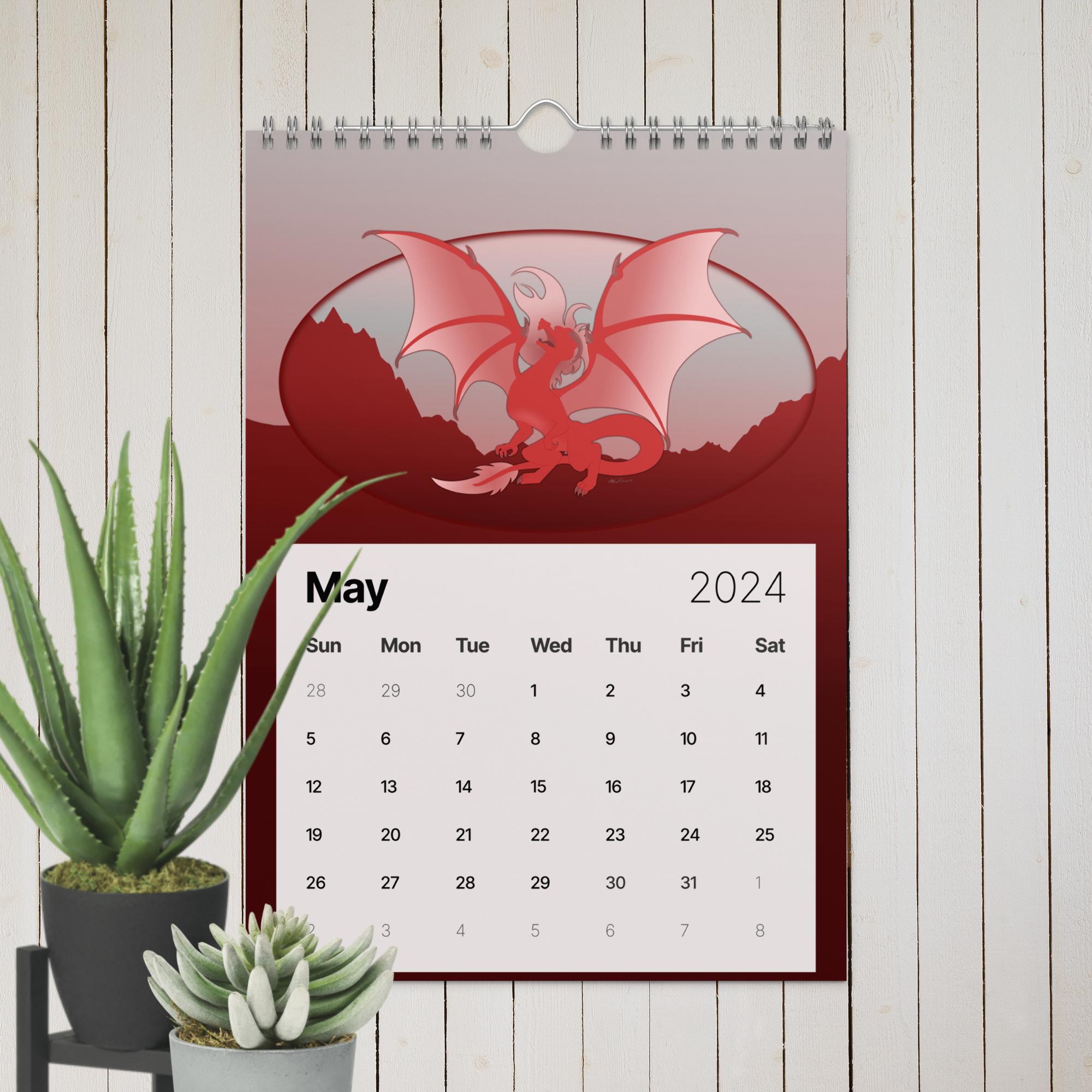 Dragon Wall calendar (2024)