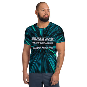 WARP SPEED All-Over Print Men's Athletic T-shirt
