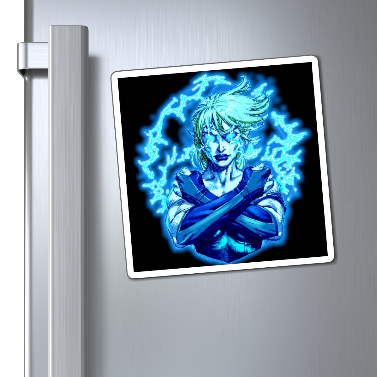 ARISTAR glows blue magnet